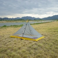 2 person 40d silnylon 500g ultralight inner tent outdoor 3 season autumn camping tentaluminium alloy 42cm a shape extension rod