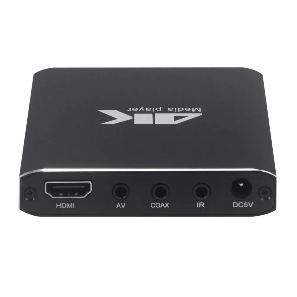 Металлический Мини-медиаплеер Autoplay Full HD 4K с поддержкой карт Micro SD TF USB-накопителя