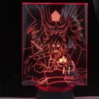 Светодиодная настольная 3d-лампа Madara Susanoo, мультяшный ночник с изменяющимися цветами для детской комнаты, декор для дня рождения, ночник