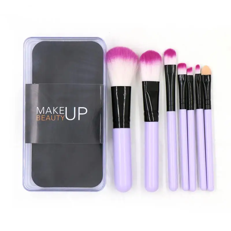 

7 High Quality Cosmetic Brush Sets Eyeshadow Cosmetic Tools Foundation Blush Brush Face Beauty Brushes Makeup Tool