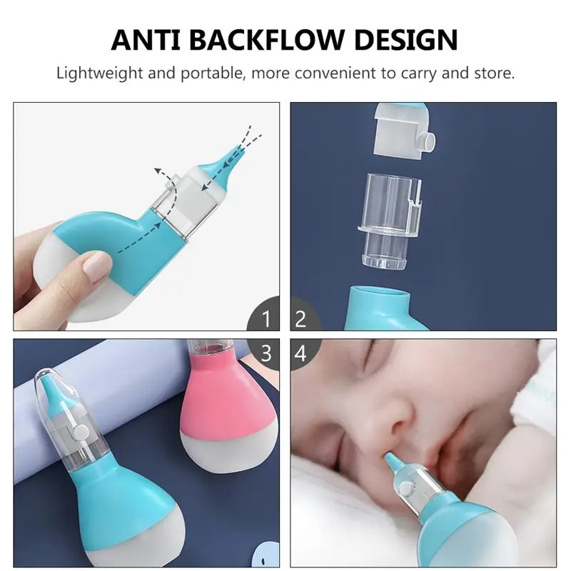 

1Pc Baby Nasal Aspirator Infant Mucus Aspirator Toddler Nose Inhaler Tool