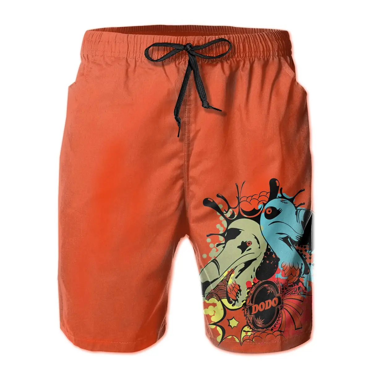 

R248 running Badass Dodos Short Breathable Quick Dry Humor Graphic Male Shorts