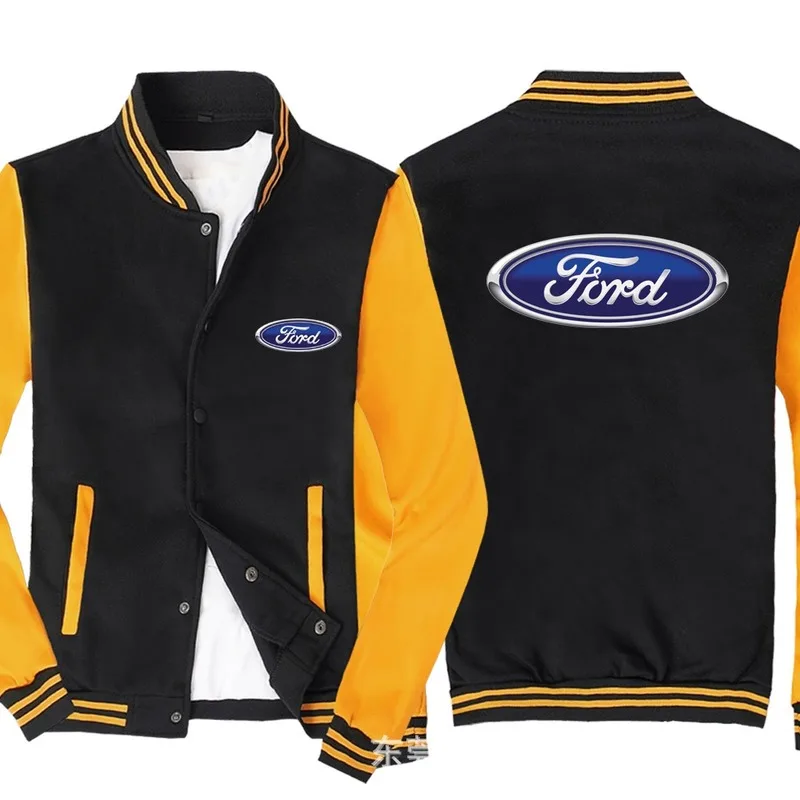 Бейсбольная Униформа на весну и осень свитшот для FORD мужская приталенная куртка