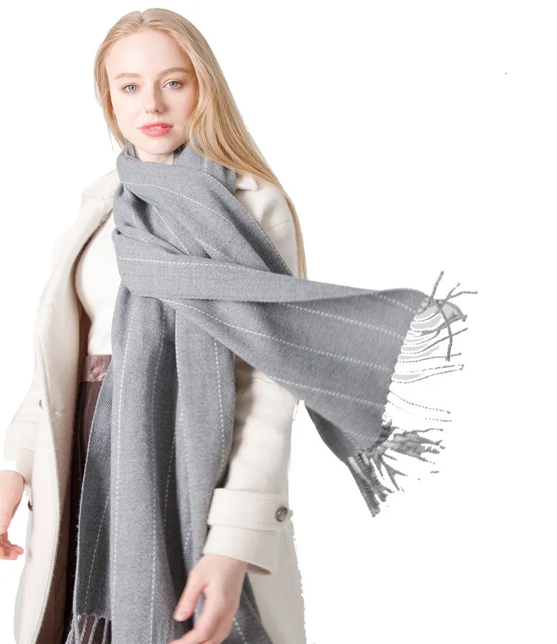 Имитирующий кашемировый полосатый шарф с кистями шаль Мужской медеман Tonglu |