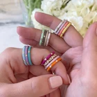 Кольцо женское с эмалью, с сердцем, яркое, 2021