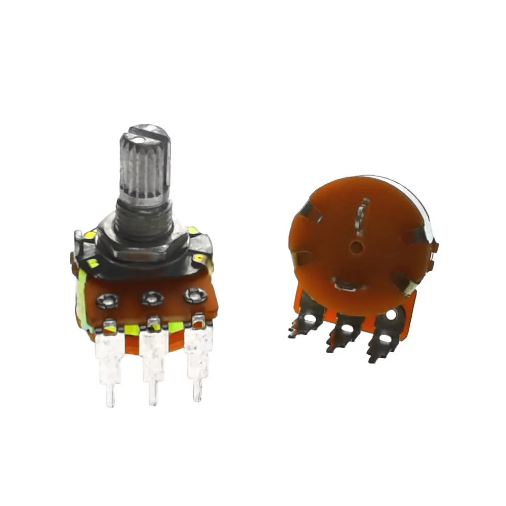 2 шт. маленькая изогнутая ножка с переключателем для усилителя звука 50K 100K |