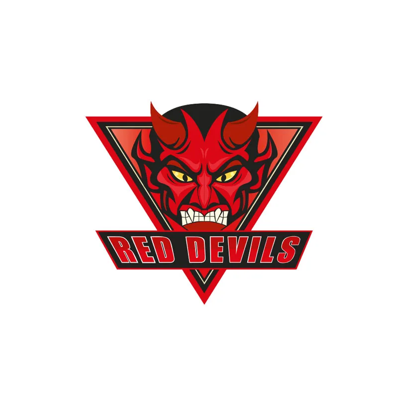 Виниловая наклейка Red Devil для автомобиля 1 шт. 10 см × на мотоциклетный шлем ноутбук
