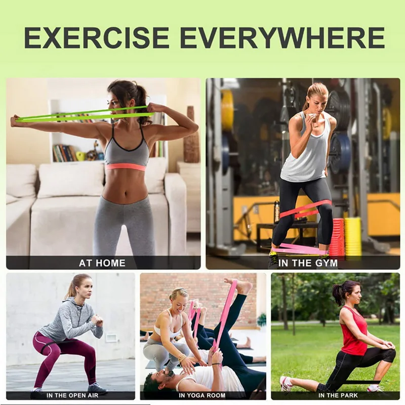 Фитнес подтянуть помочь полос резинок для тяжелых условий эксплуатации комплект