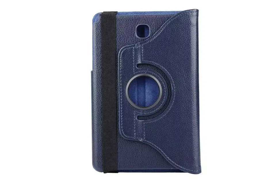 dark blue Чехол для samsung Galaxy Tab A 9,7 T550 T555 pu кожаный вращающийся на 360 чехол-подставка для Galaxy Tab A 9,7 чехол для планшета+ ручка - Цвет: dark blue
