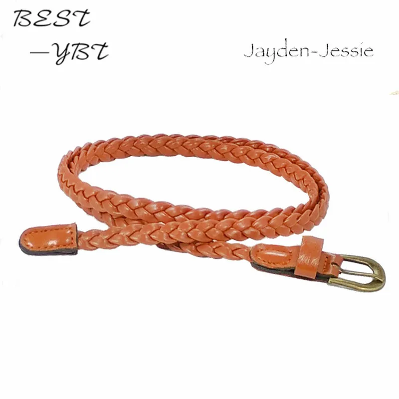 Плетеный пояс модели женский украшение тонкие дикие ремни Корейская версия