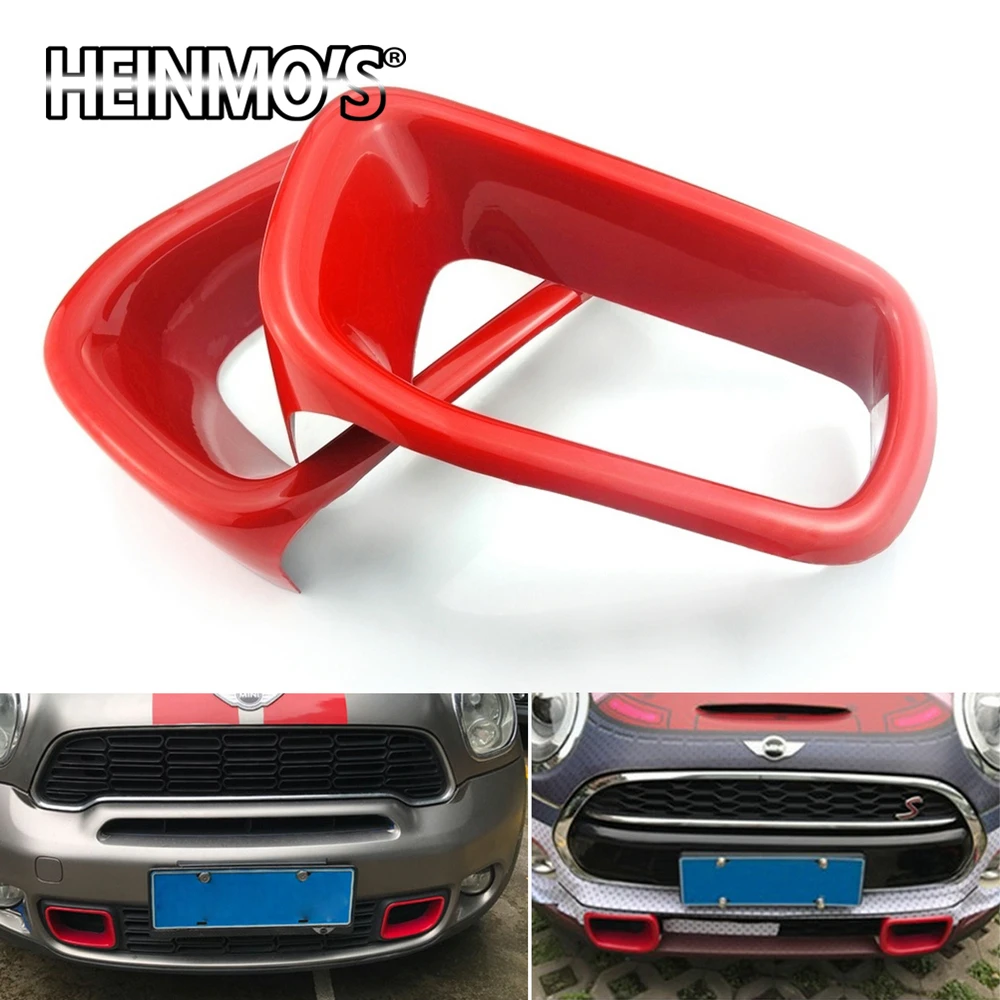 Для Mini Cooper F55 F56 передняя решетка воздуха на входе наклейка s для Mini Cooper Hardtop хэтчбек F55 F56 Наклейка украшения аксессуары