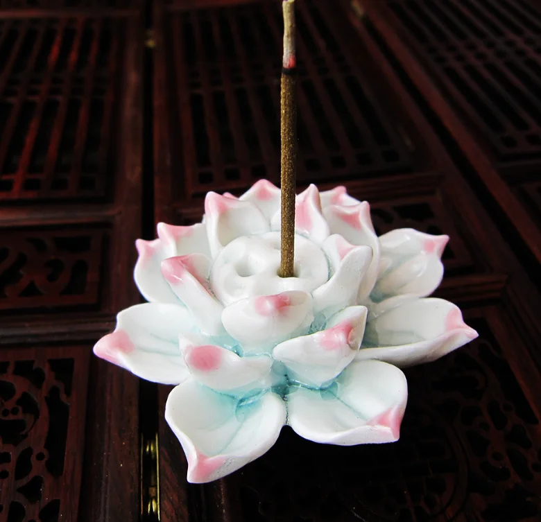 Керамическая курильница ручной работы креативный держатель для благовоний в