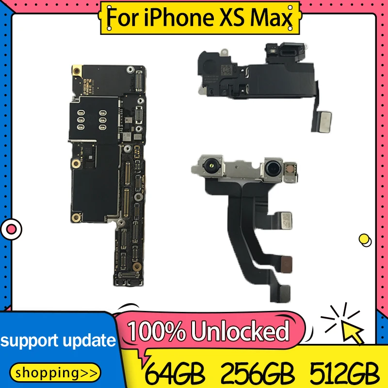 Материнская плата для iPhone XS MAX разблокирована материнская с логической платой