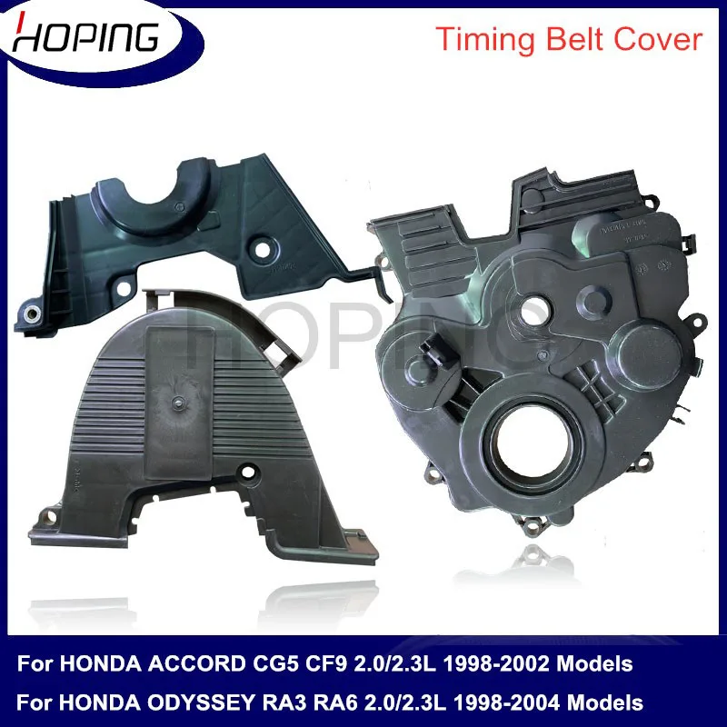 Hoping Timing Belt Cover For HONDA ACCORD 1998-2002 ODYSSEY 2.0L 2.3L 11810-PAA-800 11820-P0A-000 11830-P0A-000 Timing Belt Back