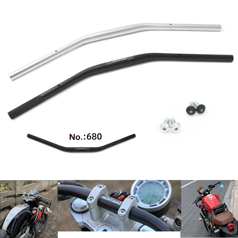 680 мм для хипстера FB Global HPS125 HPS300CC Aprilia винтажный универсальный плоский