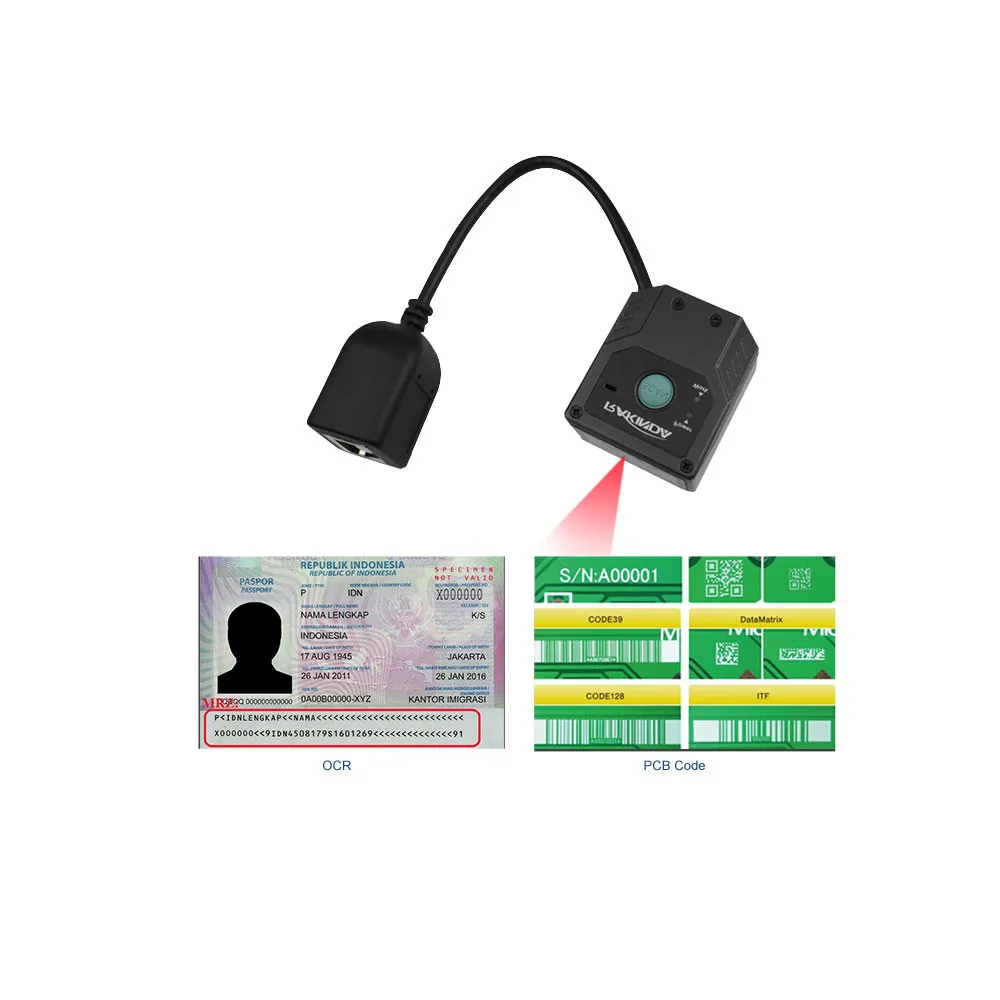 USB RS232 Авто чувство 3mil LV3000H 1D 2D QR распознавания МРЗ сканер в киоск торгового