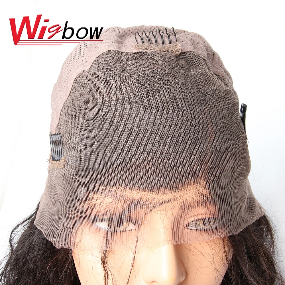 Wigbow OneCut волосы полностью кружевные человеческие парики для женщин бразильские