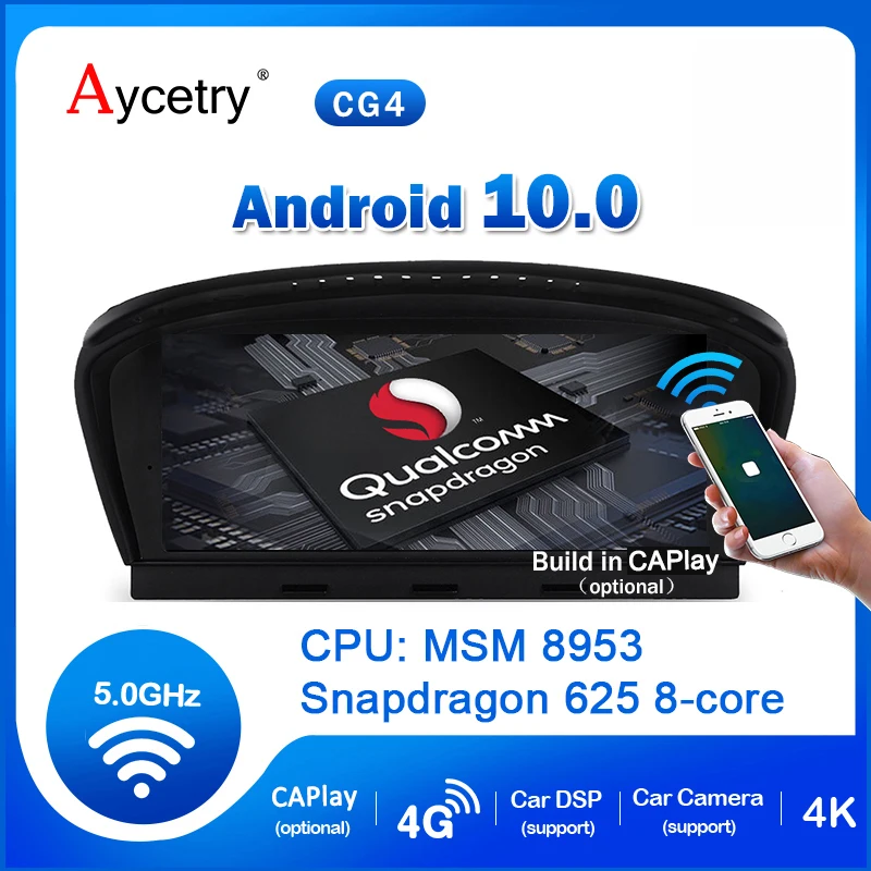 8 &quotIPS Qualcomm Восьмиядерный 4G + 64G LTE Android 10 Автомобильный мультимедийный радио для BMW