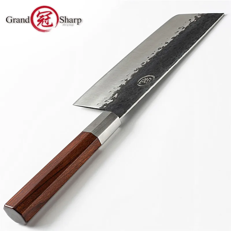 Grandsharp ручной работы китайский Кливер 7 5 дюймов Высокоуглеродистая сталь 4cr13