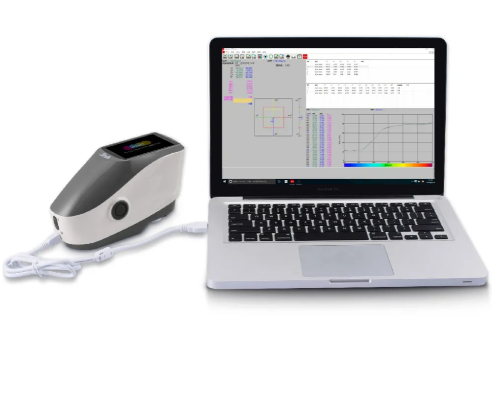 Спектроденситометр CMYK CIE LAB Chroma Meter 45/0 спектрофотометр денситометр с программным