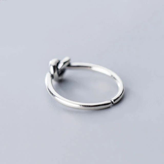 Женское винтажное Открытое кольцо серебряное минималистичное Ювелирное