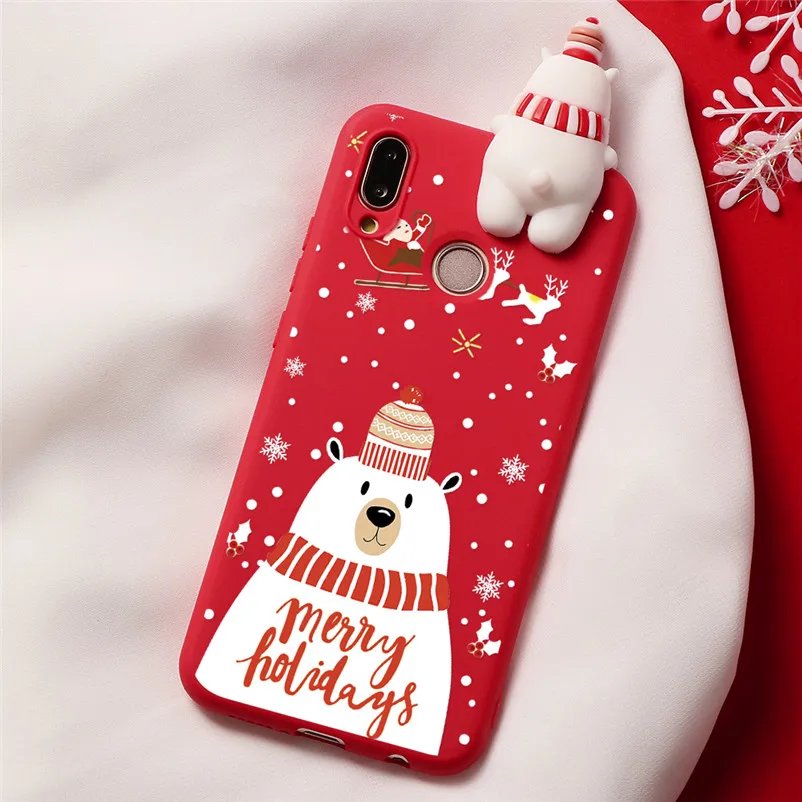21Kbho-sd1bjx Чехол с милыми игрушками для huawei P20 P30 P10 P9 P8 Lite mate 10 20 30 Lite Pro P Smart Nova 3 3i 5 чехол из ТПУ с рождественским оленем - Цвет: 21Kbho-sd1bjx