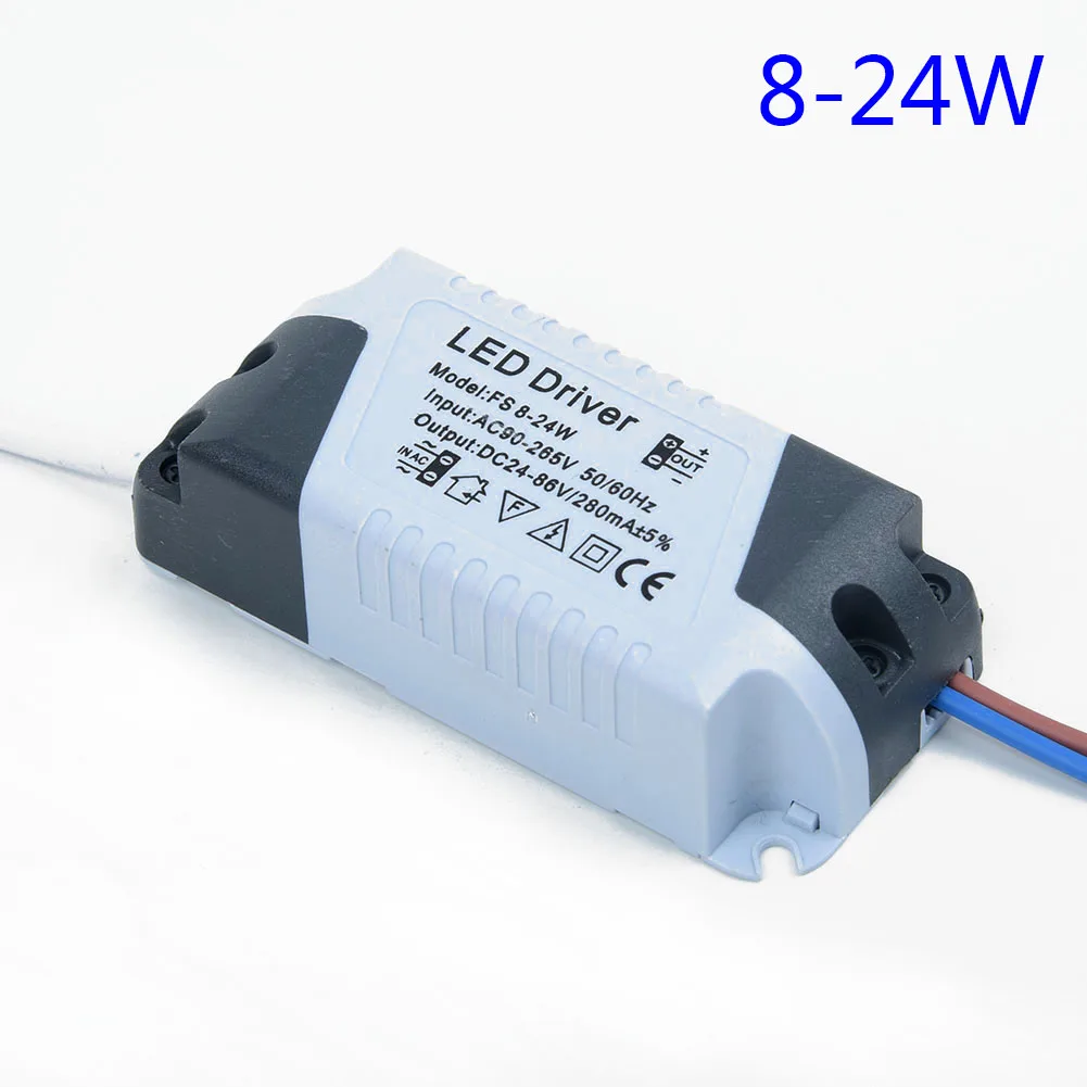 

8-18W/ 8-24W LED Driver Power Supply 90-265V Transformator Convert Light Lamps Lighting Transformer Waterproof Electric Supply