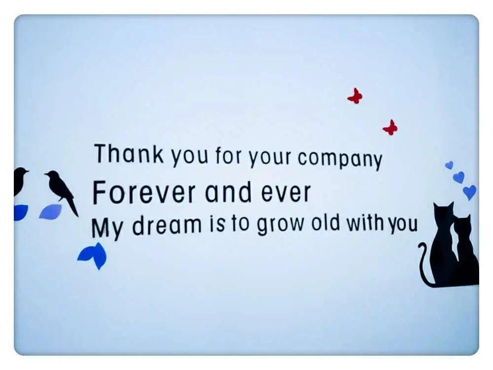 Золотые листья птицы Милая кошка кристалл трехмерное дерево акриловые наклейки