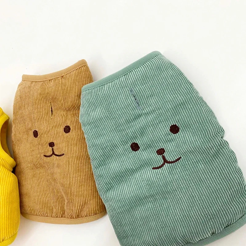 Chaqueta con estampado de dibujos animados para perro, abrigo para mascota abrigado, Gato de peluche, ropa c&aacute;lida para cachorro, Oto&ntilde;o e Invierno-0