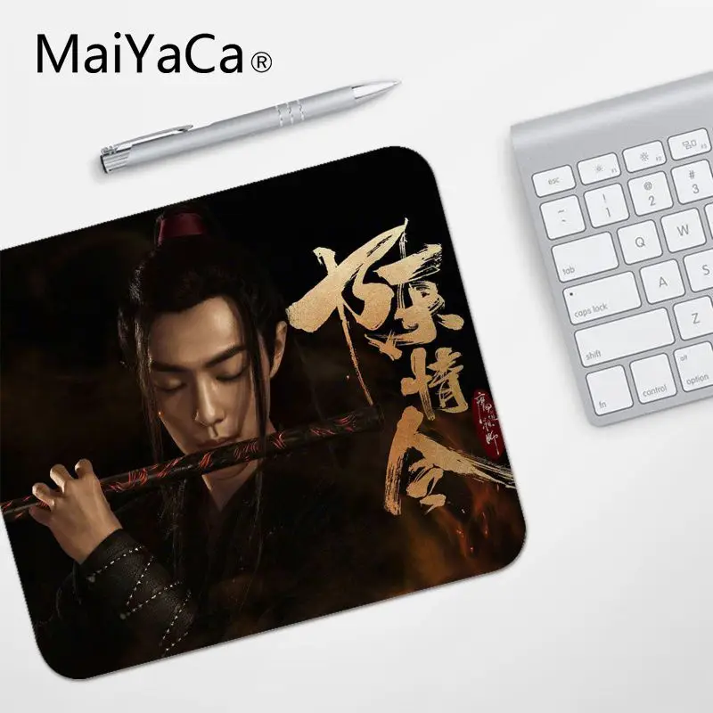 MaiYaCa высококачественные Нескользящие прочные силиконовые коврики Xiaozhan подставка под руку мышь - Цвет: No Lock Edge18x22cm