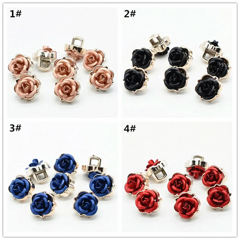 Meetee 100pcs 11mm Multicolor Resin Shank Buttons Shirt Sewing Decoration Buckles DIY Coat Garment Crafts Accessories ZK2006 | Дом и сад