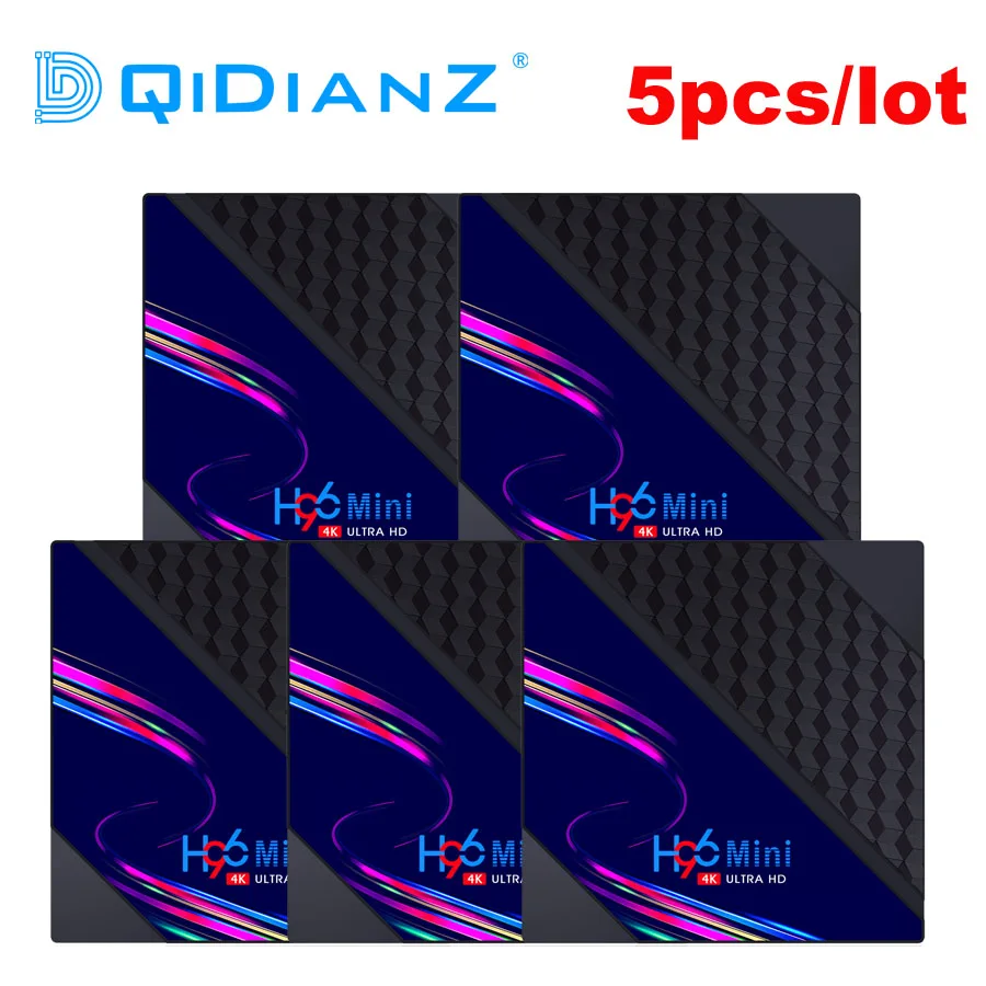 5 шт. в партии Android 10 0 ТВ приставка H96 MINI V8 RK3228A четырехъядерный 2 Гб 16 4 ГГц Wifi