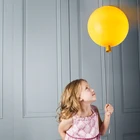 Симпатичный светильник для детской комнаты, красныйоранжевыйжелтыйзеленыйбелыйсиний цветной шар, потолочный светильник, декоративный светильник для игровой площадки, отеля