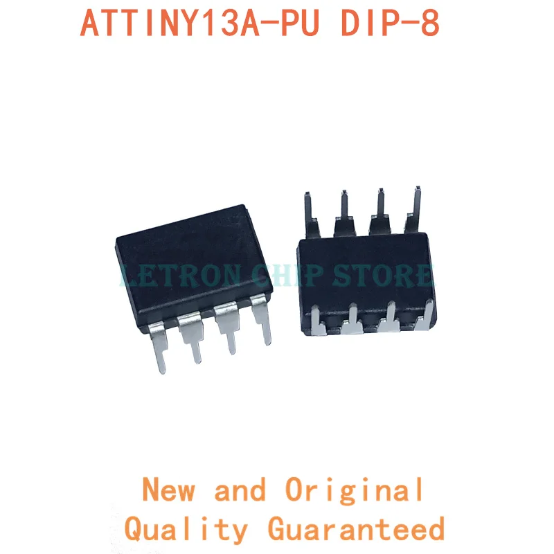 

10PCS ATTINY13A-PU DIP8 ATTINY13A PU DIP-8 DIP new and original IC Chipset