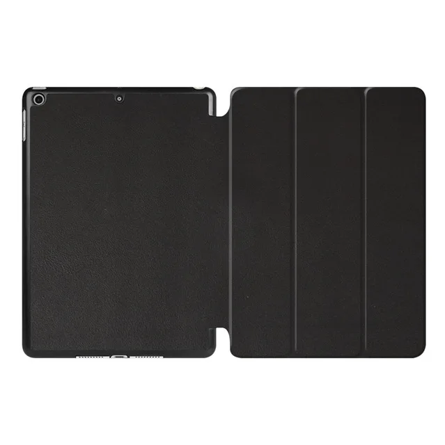 Black Чехол из искусственной кожи для iPad 9,7 дюймов Складной флип-Стенд протектор чехол для apple iPad 9,7 масляный планшет для рисования чехол - Цвет: Black