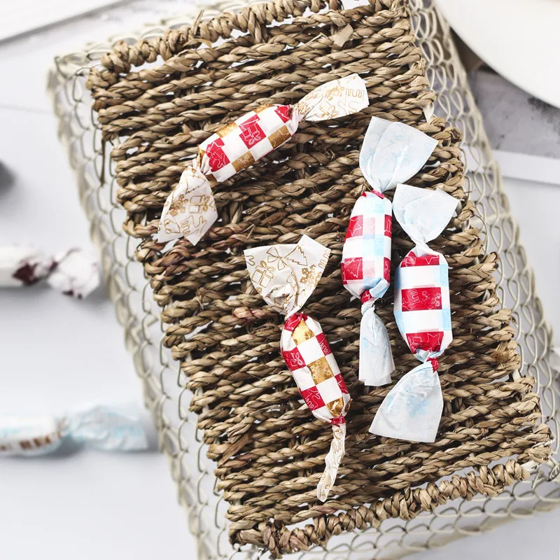 100 шт упаковка для выпечки нуга оберточная бумага свадебных конфет обертки чая