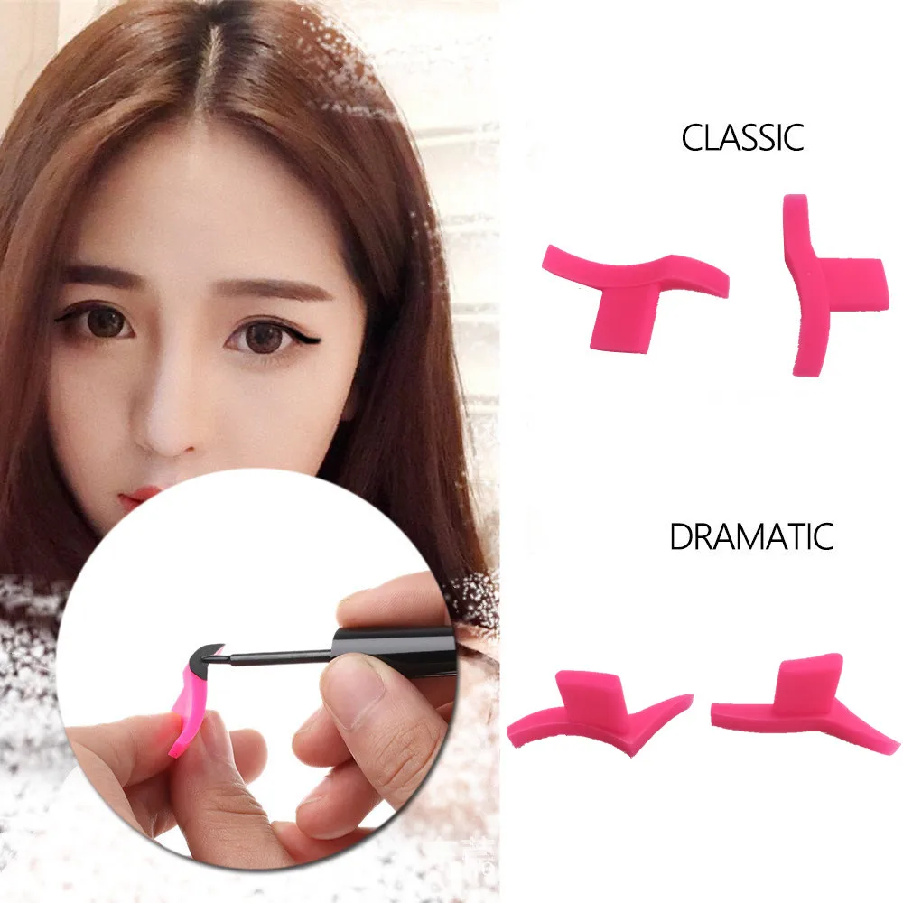 1 пара штампов инструмент для подводки глаз шаблон в форме кошки