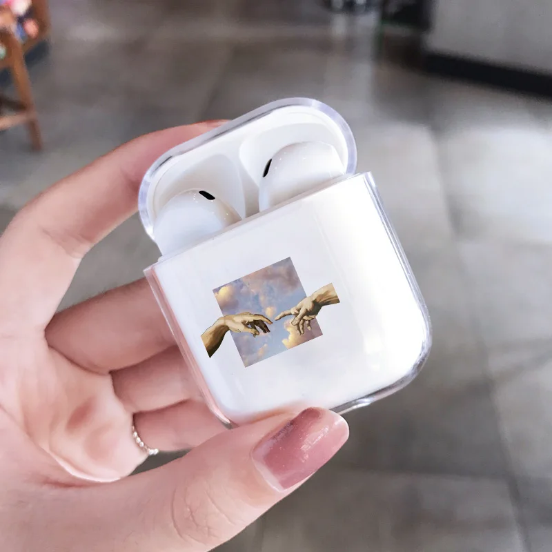 Модный чехол с забавным рисунком для Apple Airpods Pro, Роскошный прозрачный защитный чехол для наушников с Bluetooth для air pods 3, Жесткий Чехол