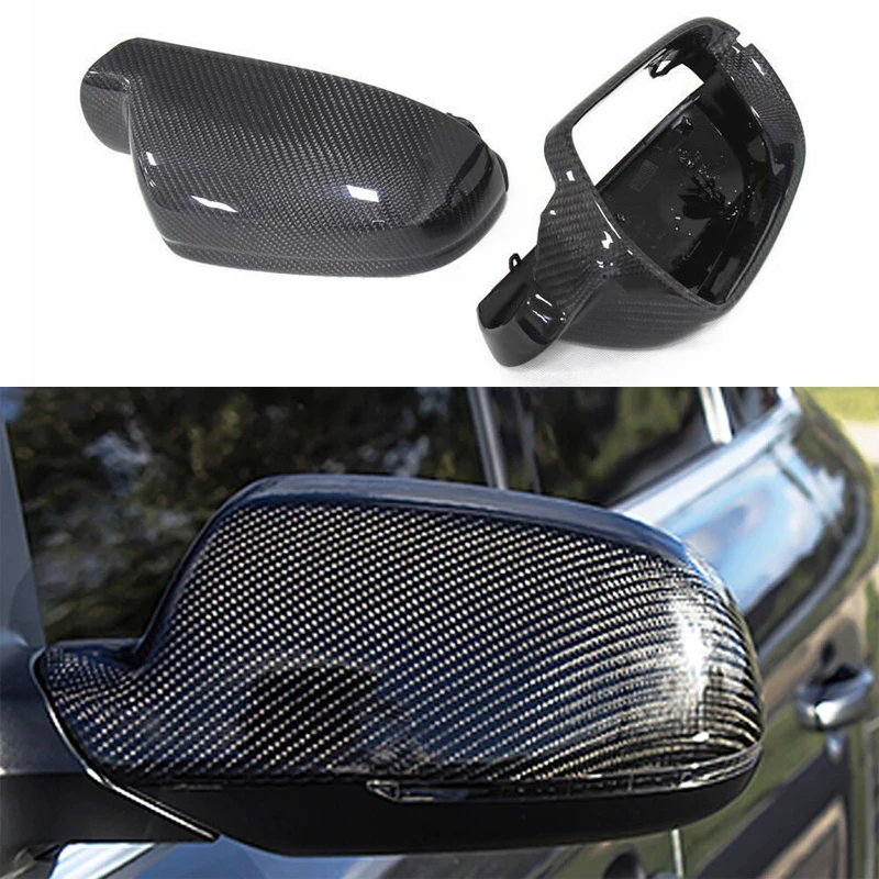 DWCX углеродное волокно стиль черный Автомобильный передний левый правый