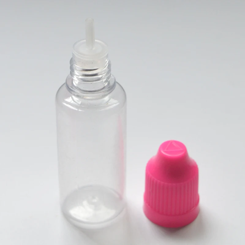 

20pcs/lot PET 20ml Eye Drop Bottle Plastic Dropper Bottles With Childproof Cap Tip For e Liquid Bottle Free Shipping