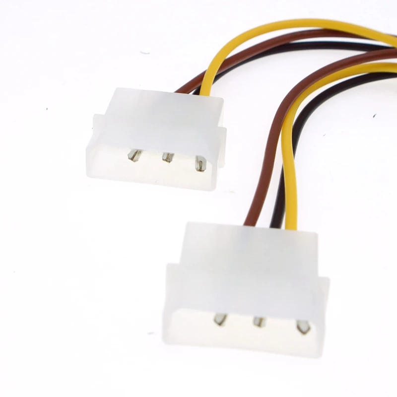 0 15 м 6 дюймов 2 x Molex 4-контактный на 6-контактный PCI Express Видеокарта Pci-e ATX PSU кабель