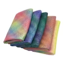 Муслиновая ткань в горошек, с блестками, 100*150 см