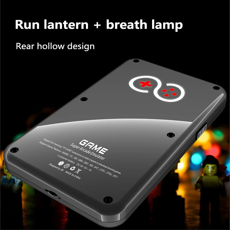 Портативная мини-консоль для видеоигр в стиле ретро 8 бит 3 0 дюйма цветной