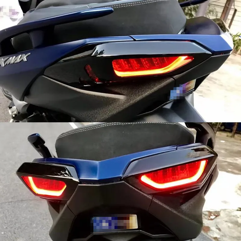 Изменение мотоцикл xmax 300 250 спереди и сзади taillamp щит крышка xmax отложным воротником крышка сигнала для yamaha xmax 250 xmax 300