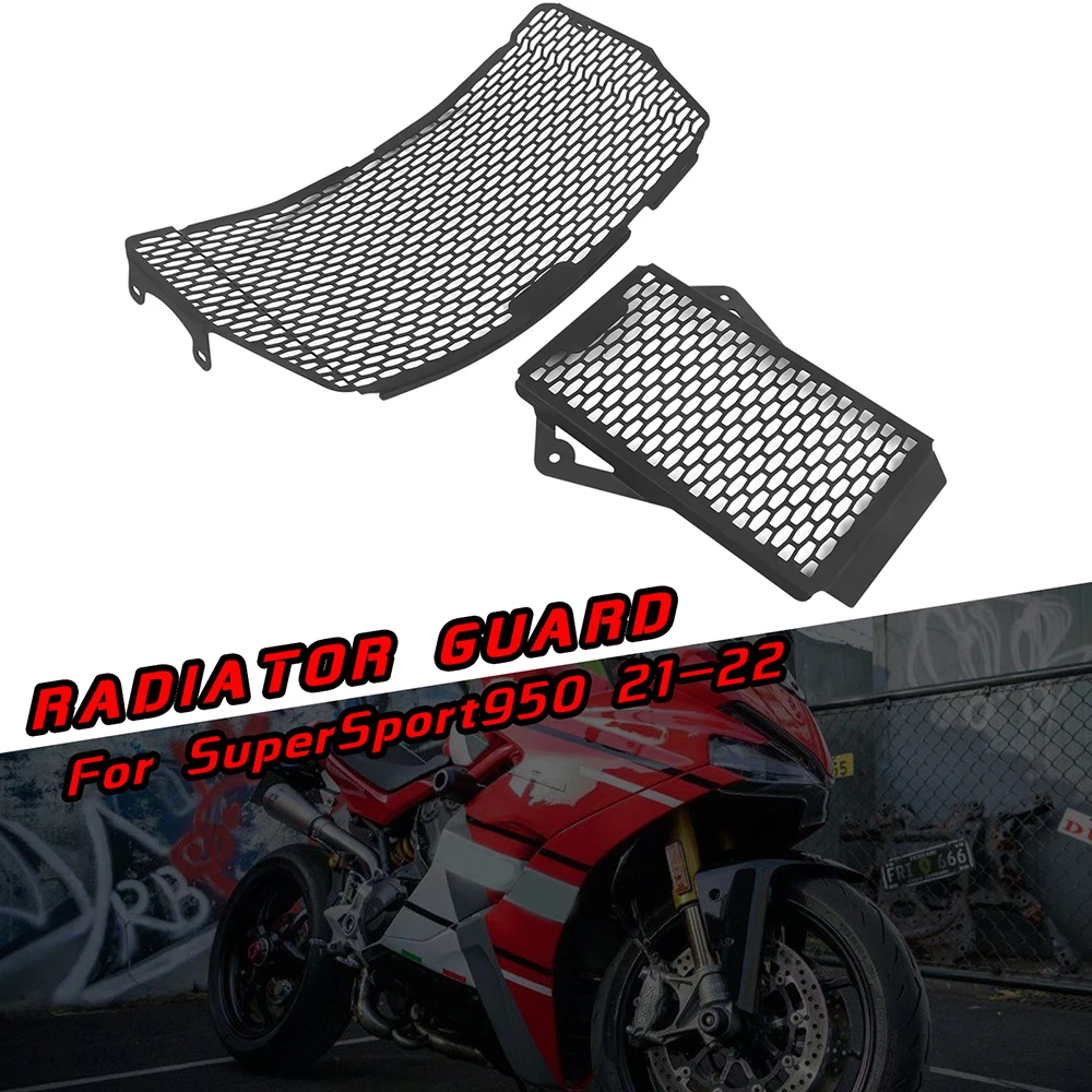 

Motorcycle SuperSport950 Radiator Guard Grille Cover Fuel Tank Protector Accessories For Ducati SuperSport 950 2021-2022