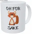 Керамическая кофейная кружка Oh for Fox Sake, 11 унций