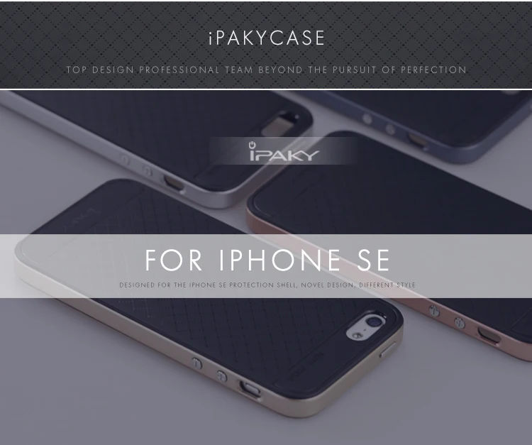 iPaky брендовый высококачественный чехол для iphone 5s для iphone SE классический силиконовый чехол все цвета