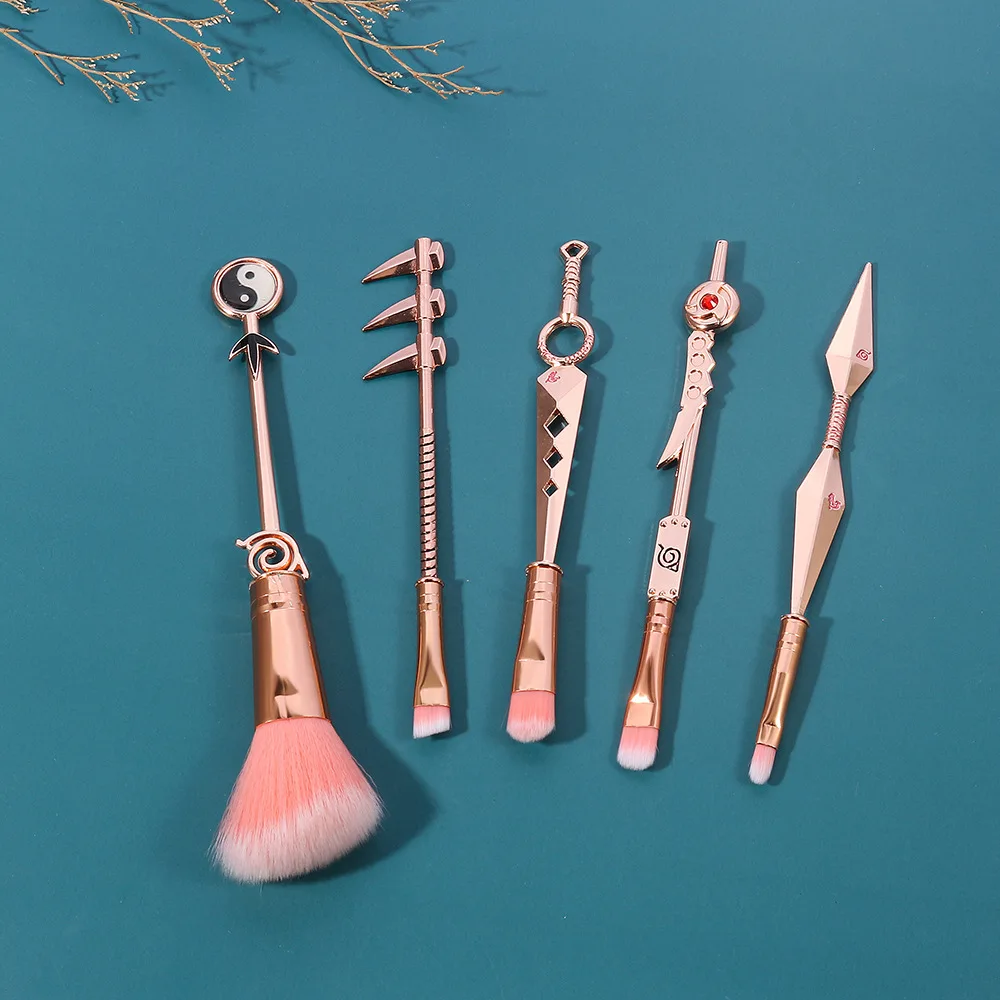 

Hot Cosplay Anime Makeup Brushes Set Sharingan Symbal Powder Foundation Blush Blending Eye shadow Lip Cosmetic Pincel Maquiagem