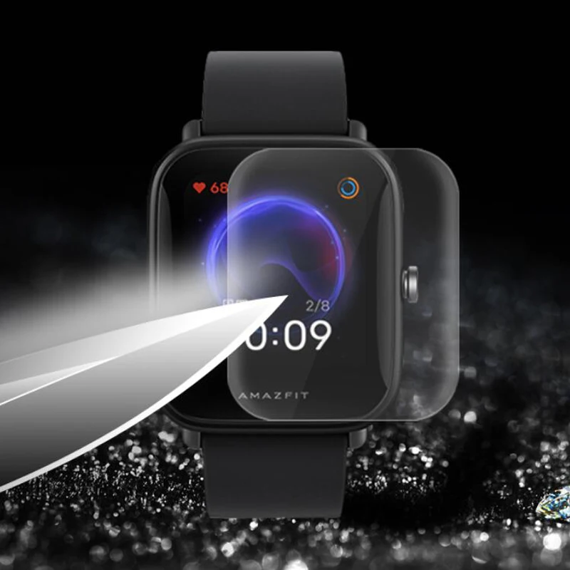 Защитная пленка для ЖК-экрана смарт-часов Amazfit Bip U/Pro/Pop из мягкого ТПУ 5 шт.