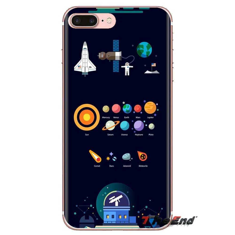 Для samsung Galaxy S2 S3 S4 S5 мини S6 S7 край S8 S9 Plus Note 2 3 4 5 8 Coque Fundas планета Луна Звезда дизайн